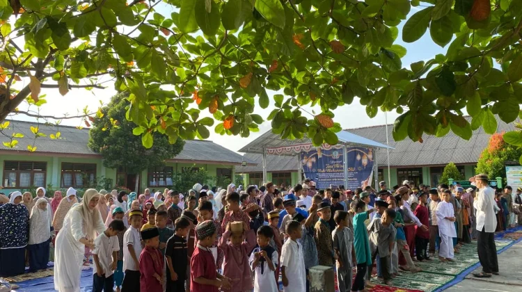 SDN 6 Sungailiat Gelar Salat Dhuha Selama Ramadan