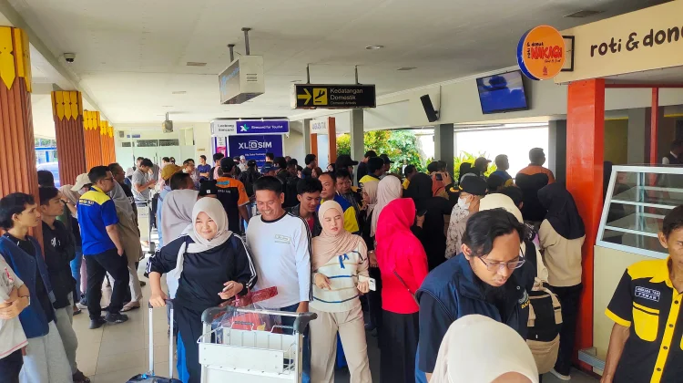 Puncak Mudik Bandara Hanandjoeddin Diprediksi 19 Maret