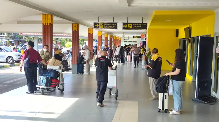 Manejemen Bandara HAS Hanandjoeddin Jamin Kelancaran Arus Mudik Lebaran