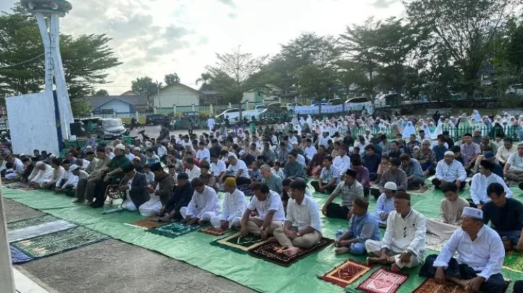 Muhammadiyah di Mentok Gelar Salat Id Lebih Awal