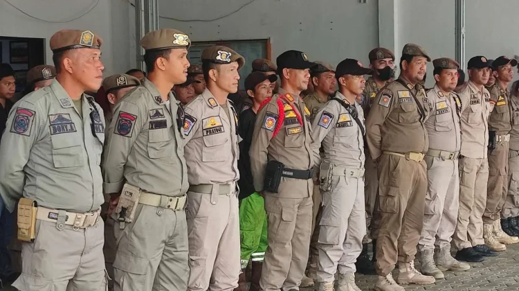 Satpol PP Bangka Perkuat Pengamanan Posko Lebaran