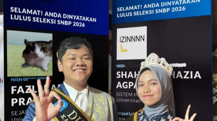 Duta GenRe Bangka Fazli  dan Shahnaz Lolos PTN tanpa Tes