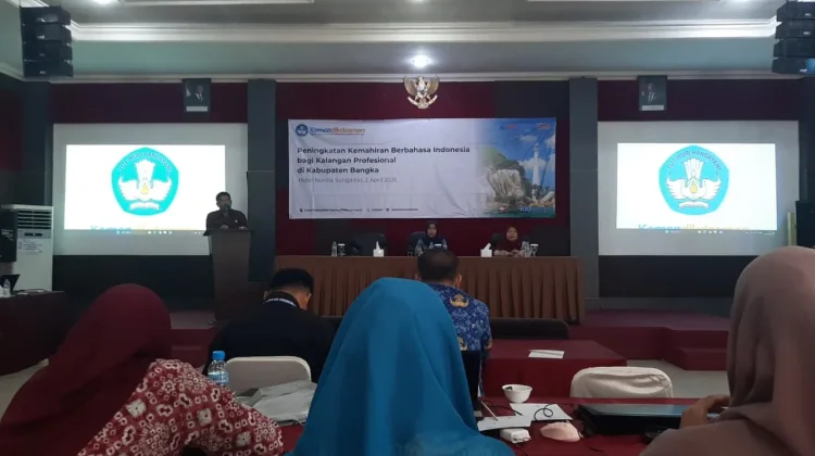 Kantor Bahasa Babel Gelar Kegiatan Peningkatan Kemahiran Berbahasa Indonesia