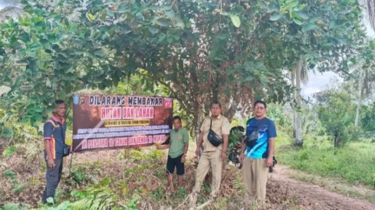 Satpol PP Bangka Keluarkan Peringatan Keras Pelaku Pembakaran Lahan