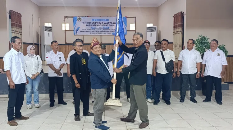 Pokja Wartawan Belitung Timur Dikukuhkan