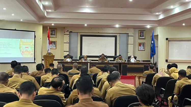 Pemkot Pangkalpinang Gelar Rakor, Bahas Pemilihan RT/RW