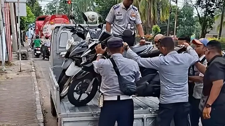 Dishub Pangkalpinang Tertibkan Parkir Liar di Kawasan Pusat Perbelanjaan