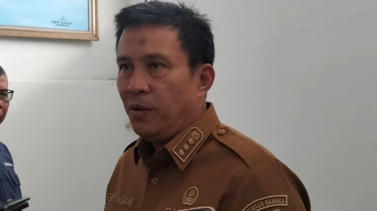 Bupati Bangka Serahkan Proses Hukum Dugaan Surat Palsu Kades Air Anyir