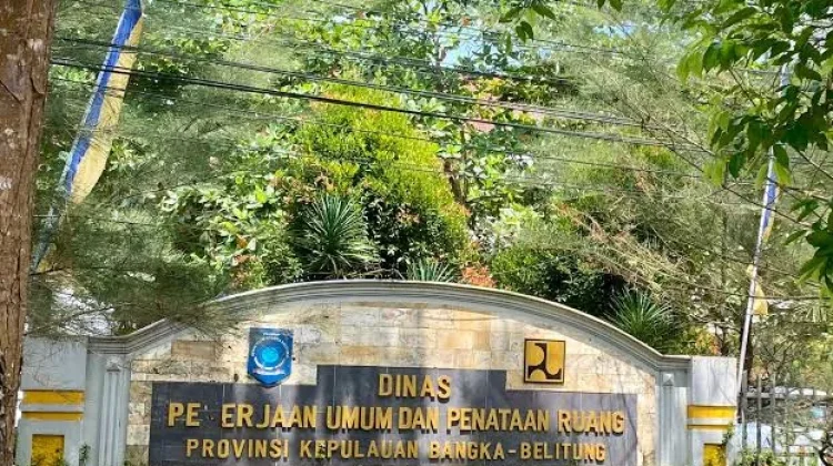 Dinas PUPRPRKP Babel Awasi Pengerjaan Perbaikan Jembatan Emas