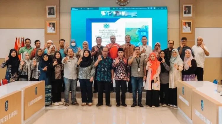 Pemkab Bangka Gelar Rakor KIE Pengelolaan Sampah