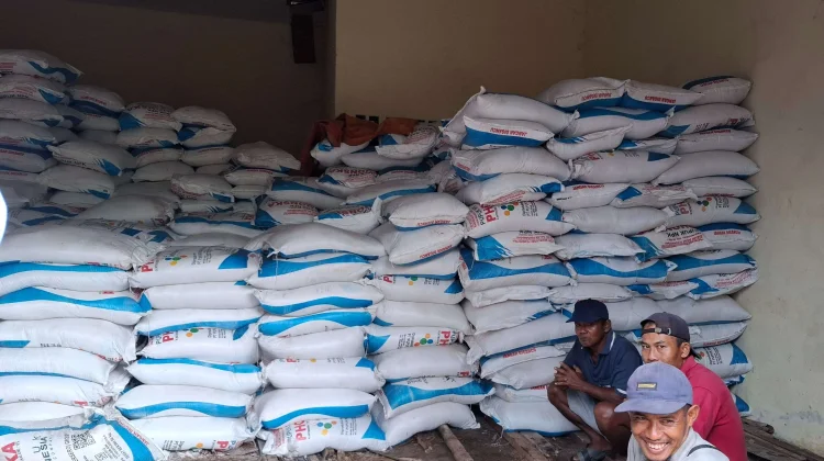 Bangka Terima Ribuan Ton Pupuk Subsidi Dukung Ketahanan Pangan