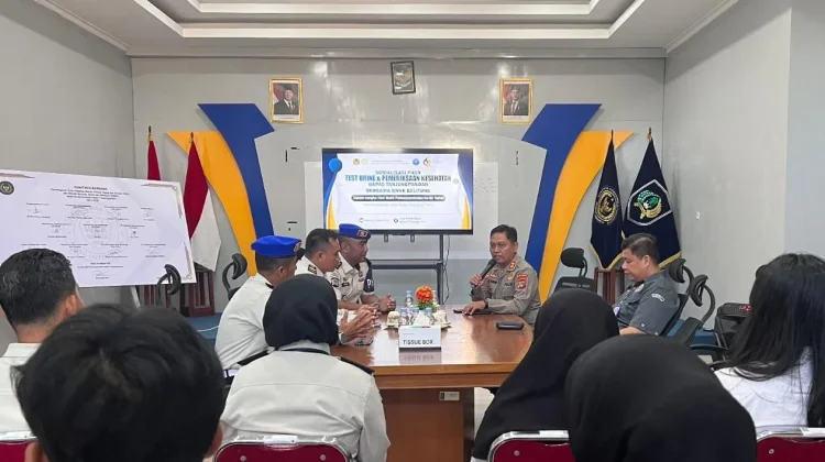Bapas Tanjungpandan Sosialisasikan P4GN, Gelar Tes Urine dan Pemeriksaan Kesehat