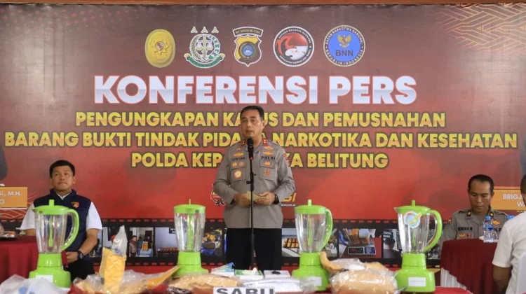 Narkoba Tak Bertuan, Polda Babel: Modus Baru