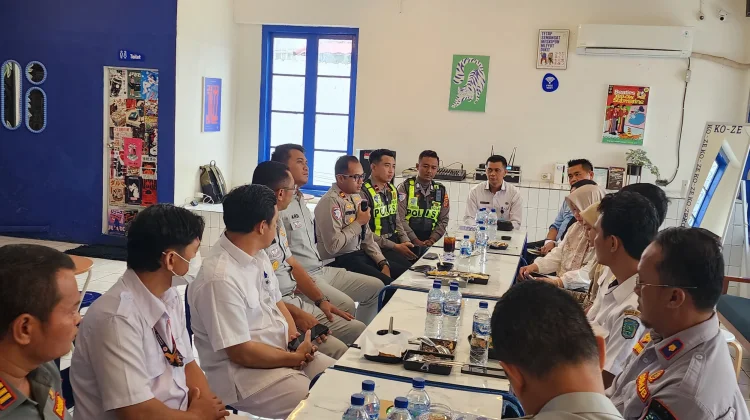Satlantas Polres Belitung Ikuti Forum Diskusi Tekan Laka Lantas