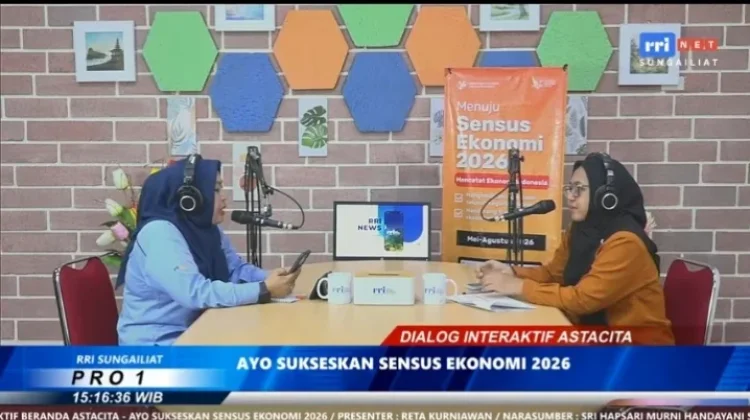 Sensus Ekonomi 2026 Perbarui Data Ekonomi Nasional