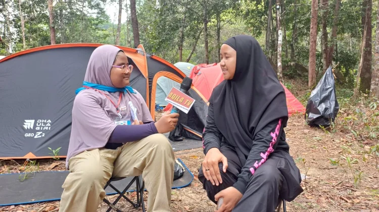 Lewat Ekskul Jurnalistik Sekolah Alam Aqila Belitong Latih Kepercayaan Siswa