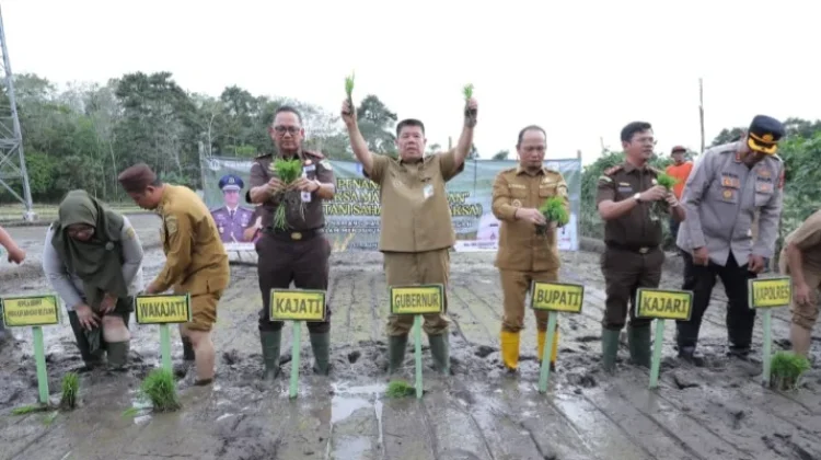 Desa Namang Lokus Program Ketahanan Pangan Desa Adhyaksa di Bangka Tengah