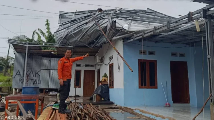 BPBD Bangka Inventarisir 27 Titik Kerusakan akibat Cuaca Ekstrem
