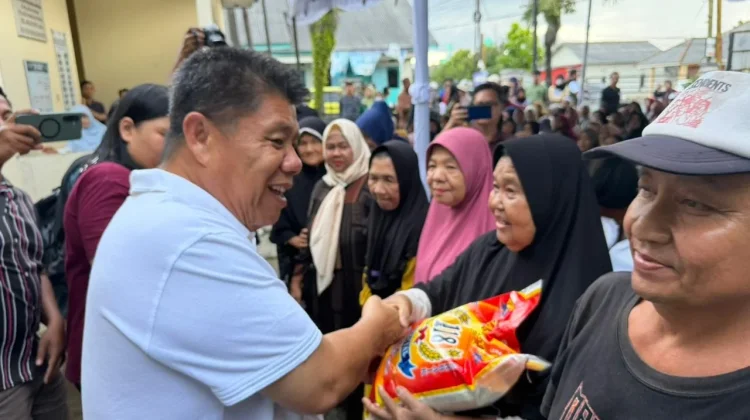 Satu Tahun Kepemimpinan, Gubernur Babel Salurkan Bansos 2.185 ton Beras
