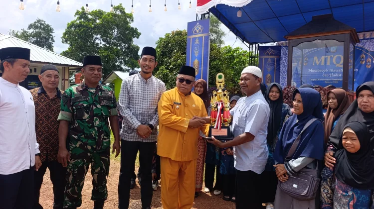 Desa Lintang Kembali Raih Juara Umum MTQH Tingkat Kecamatan Simpang Renggiang
