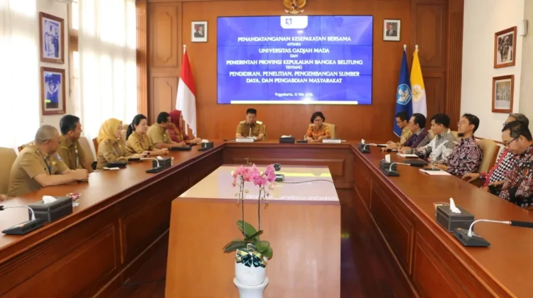 Pemprov Babel dan UGM Perpanjang Kerja Sama