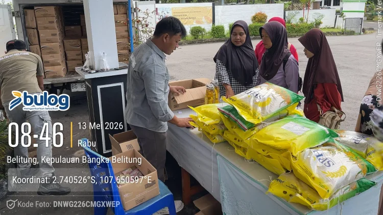 Bulog-DKPP Belitung Gelar GPM, Sediakan 1.200 Liter Minyakita