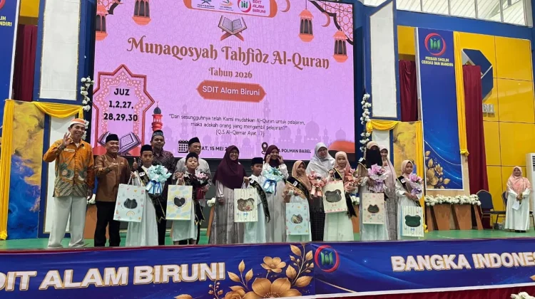 SDIT Alam Biruni Bangka Gelar Munaqasyah Tahfiz Al-Qur’an Tahun 2026