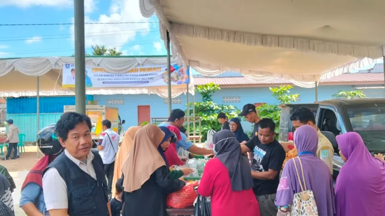 Disperindag Babel Gelar Operasi Pasar Murah untuk Stabilkan Harga Bapok
