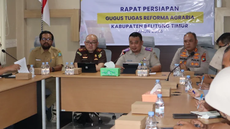 Kantor Pertanahan Belitung Timur Matangkan Pelaksanaan Reforma Agraria 2026