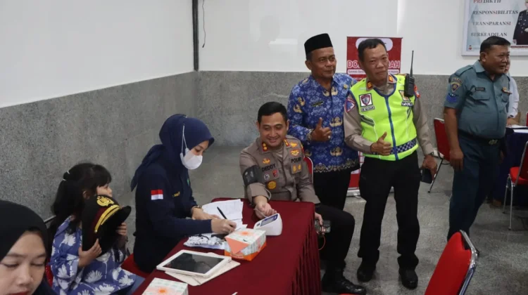 Donor Darah HUT Bhayangkara di Mapolres Bangka