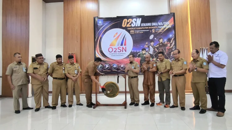 Bupati Bangka Buka O2SN Tingkat SMA