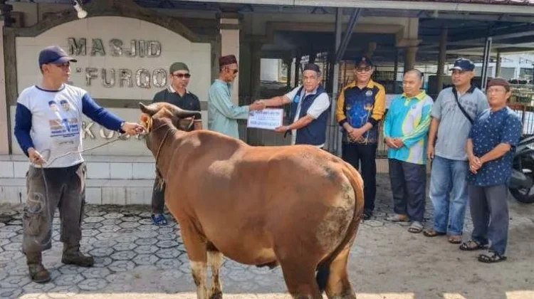 Pemkab Bateng Serahkan Bantuan Hewan Kurban ke Masjid