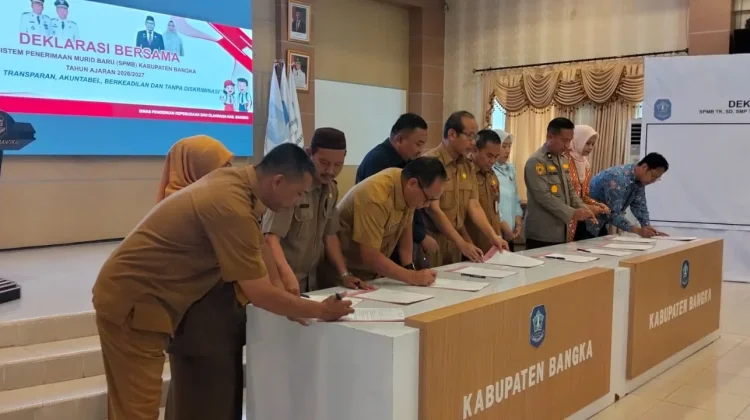 Pemkab Bangka Gelar Deklarasi Bersama SPMB 2026/2027