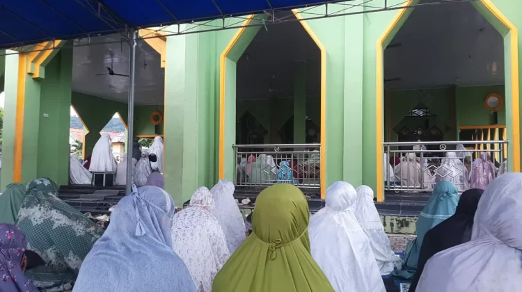 Masjid Baitul Muhajirin RSS Pemda Gelar Salat Idul Adha