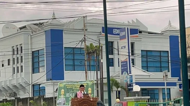 Khutbah Iduladha di Masjid Baitul Ummah Ajak Jemaah Perkuat Kepedulian Sosial