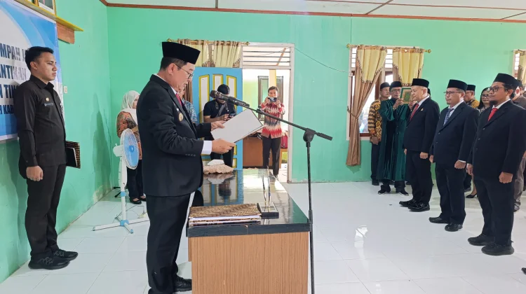 Pelantikan di Pulau Buku Limau, Kepala OPD Diminta Pahami Kondisi Masyarakat