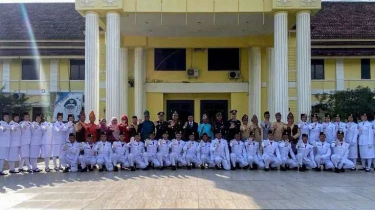 Paskibraka Bangka tengah 2025 Resmi Dibubarkan