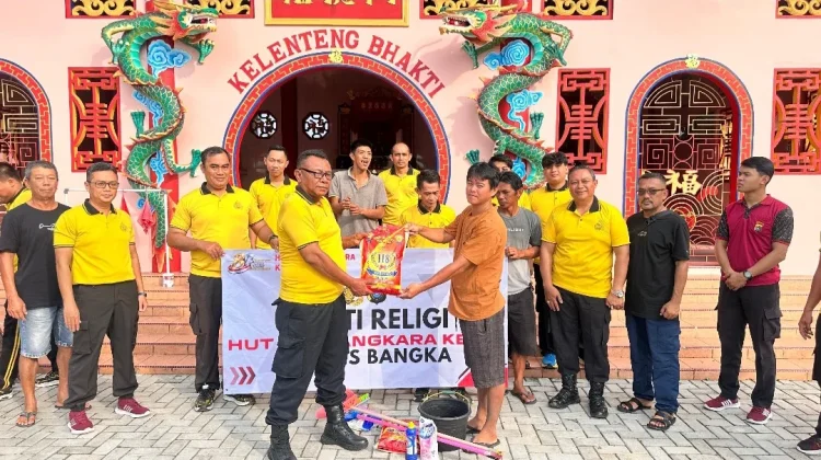 Tempat Ibadah Sasaran Bakti Religi HUT Bhayangkara Polres Bangka