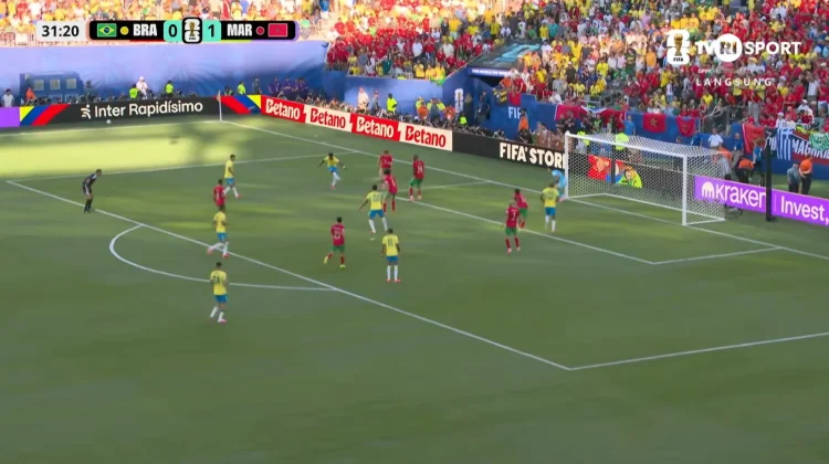 Duel Brasil vs Maroko Berakhir Imbang 1-1