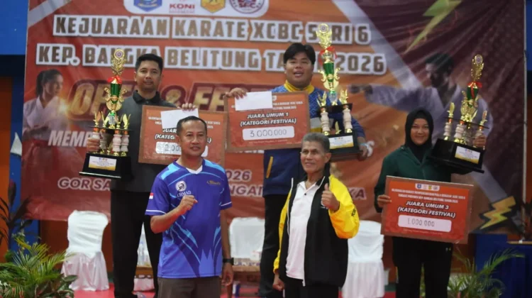 225 Karateka Ramaikan Kejuaraan Karate XCBC Series 6 Babel 2026