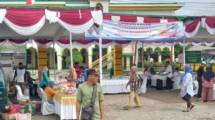 Bangka Bagikan Paket Sembako Sambut 1 Muharram Kenanga