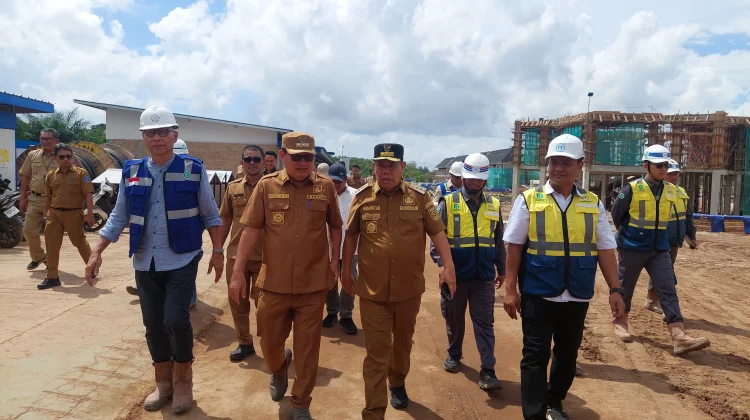 Gubernur Babel Tinjau Pembangunan SMA Unggul Garuda di Belitung Timur
