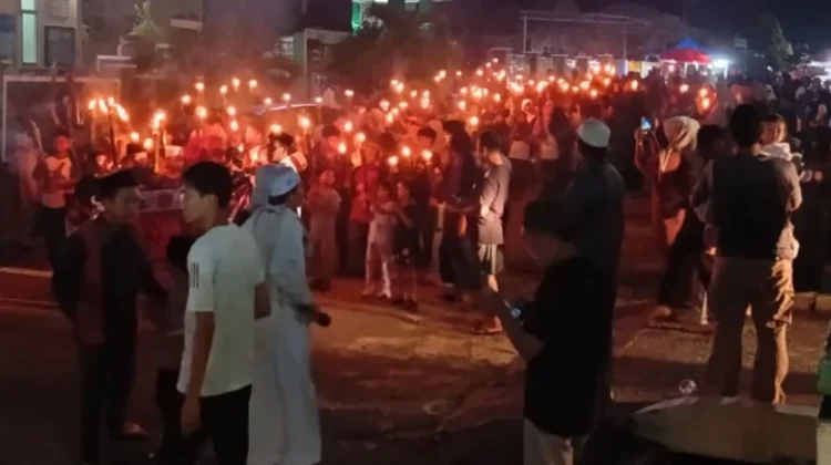 Taber Kampung Usir Roh Jahat di Desa Batu Rusa Bangka