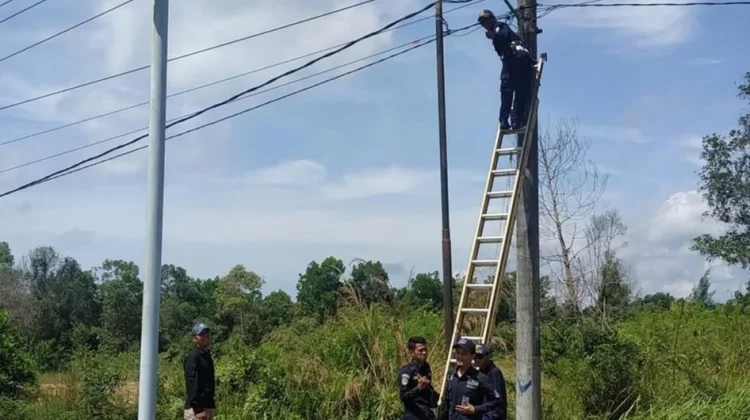 Dishub Pangkalpinang Perbaiki Lampu Jalan Bertahap