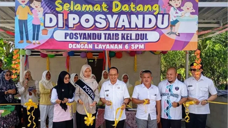Bupati Algafry Resmikan Posyandu Taib Kampung Dul