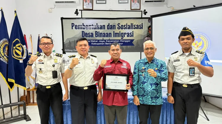 Imigrasi TPI Tanjungpandan Bentuk Desa Binaan di Beltim