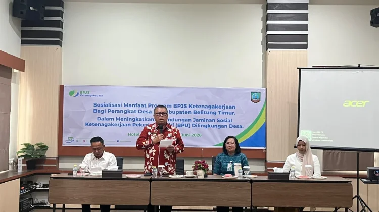 Wabup Beltim Apresiasi Peran Agen PERISAI dalam Perlindungan Pekerja