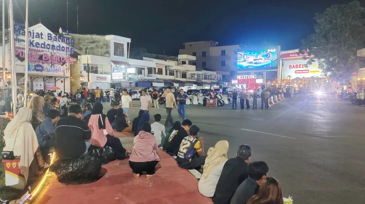 Nobar Piala Dunia dan Gelar Hiburan Rakyat di Belitung