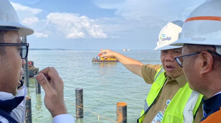 Pembangunan Dermaga II Pelabuhan Tanjungkalian Mentok Dimulai