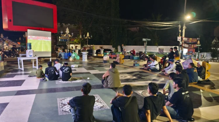 Nobar Piala Dunia di Himpang Lime Habang